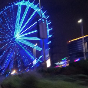 Two Rivers Mall Ferris Wheel - Night View2