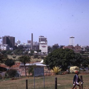 A panorama of Nairobi’s skyline as taken from Uhuru Park in 1973